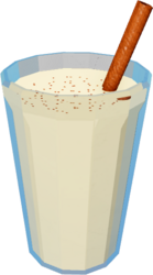 Glass of Eggnog